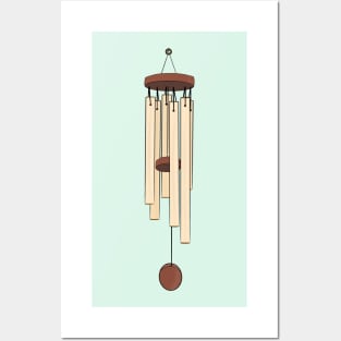 Wind chimes Posters and Art
